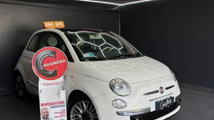 Usata Fiat 500 Lounge 69 CV (50 kW) 2014 Bianco Berlina