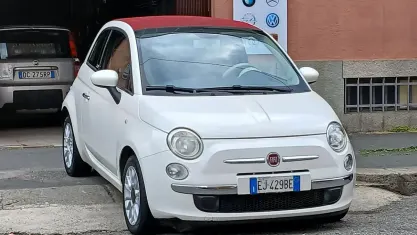 Usata Fiat 500C Lounge 69 CV (50 kW) 2011 Bianco Cabrio