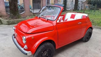 Usata Fiat 500 13 CV (9 kW) 1970 Rosso Utilitaria