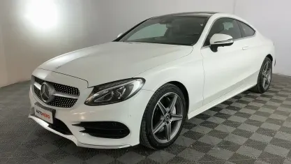 Begagnad Mercedes C250 Premium 205 HK (150 kW) 2017 Vit Sportkupé