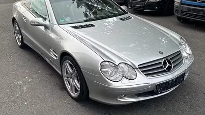 Usata Mercedes SL500 306 CV (225 kW) 2001 Grigio Cabrio