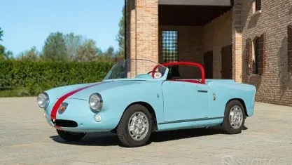 Usata Fiat 750 Abarth 41 CV (30 kW) 1950 Blu Cabrio