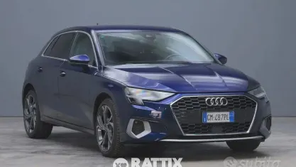 Usata Audi A3 Advanced 116 CV (85 kW) 2023 Blu navarra Berlina