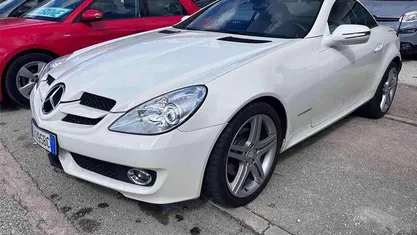 Usata Mercedes SLK200 184 CV (135 kW) 2010 Bianco Cabrio