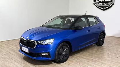 Brugt Skoda Fabia Style 95 HK (69 kW) 2023 Blå Hatchback