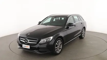 Usata Mercedes C200 136 CV (100 kW) 2016 Nero Station wagon