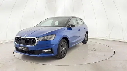 Usata Skoda Fabia Style 80 CV (58 kW) 2022 Blu tetto nero Utilitaria