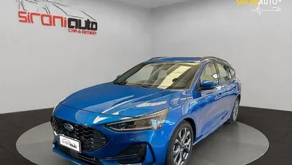Begagnad Ford Focus ST-Line 125 HK (91 kW) 2023 Blå Kombi