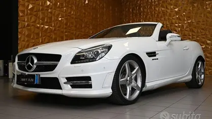 Gebraucht Mercedes SLK250 Premium 204 PS (150 kW) 2014 Weiß Cabrio