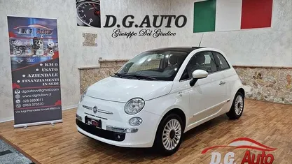 Bianco perla metallizzato Usata 2009 Fiat 500 Lounge Due volumi | 5990 € (Buon prezzo)
