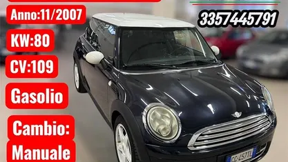 Usata Mini Cooper 109 CV (80 kW) 2007 Nero Utilitaria