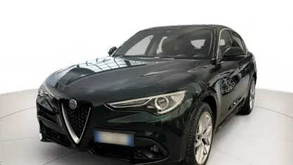 Usata Alfa Romeo Stelvio Ti 210 CV (154 kW) 2021 Verde visconti SUV
