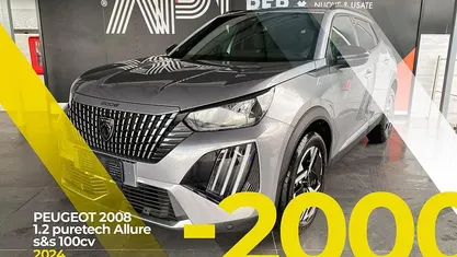 Usata Peugeot 2008 Allure 101 CV (74 kW) 2024 Argento SUV