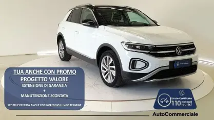 Usata VW T-Roc Style 110 CV (80 kW) 2023 Bianco SUV