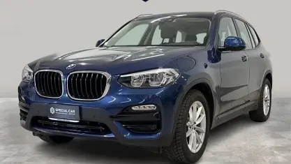 Begagnad BMW X3 Advantage 190 HK (139 kW) 2019 Blå SUV