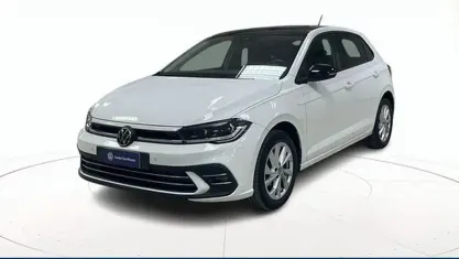 Usata VW Polo Style 95 CV (69 kW) 2022 Bianco / pastello Utilitaria