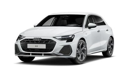 Nieuw Audi A3 Sportback e-tron S-Line 204 PK (150 kW) 2026 Wit Hatchback