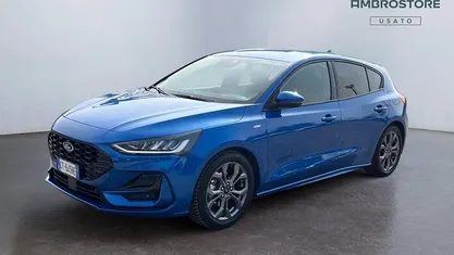 Usata Ford Focus ST-Line 125 CV (91 kW) 2024 Desert island blue Berlina