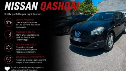 Usata Nissan Qashqai N-TEC 106 CV (77 kW) 2010 Nero SUV