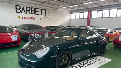 Usata Porsche 996 Turbo 450 CV (330 kW) 2001 Verde Coupé