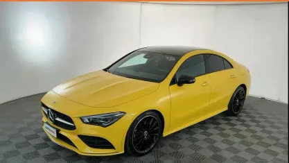 Usata Mercedes CLA200 Premium 150 CV (110 kW) 2022 Giallo Coupé