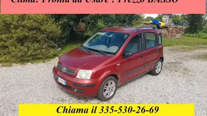 Usata Fiat Panda 60 CV (44 kW) 2005 Rosso Utilitaria