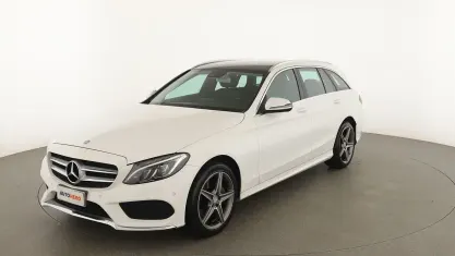 Usata Mercedes C220 Premium 170 CV (125 kW) 2016 Bianco Station wagon