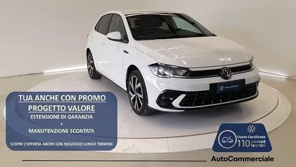 Usata VW Polo R-line 95 CV (69 kW) 2023 Bianco Utilitaria