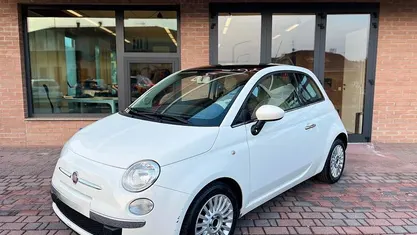 Usata Fiat 500 Lounge 69 CV (50 kW) 2009 Bianco Cabrio