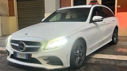 Usata Mercedes C220 Premium 194 CV (142 kW) 2019 Bianco Station wagon