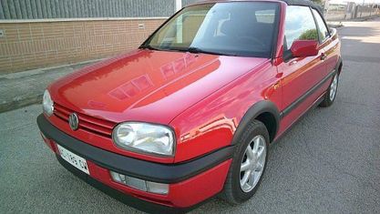 Usata VW Golf Cabriolet 75 CV (55 kW) 1995 Rosso Cabrio