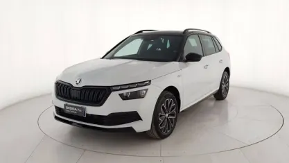 Usata Skoda Kamiq Monte Carlo 110 CV (80 kW) 2023 Bianco metallizzato SUV