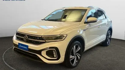 Usata VW T-Roc R-line Plus 150 CV (110 kW) 2024 Bianco SUV