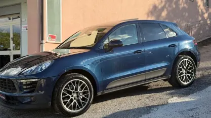 Usata Porsche Macan 250 CV (183 kW) 2015 Blu SUV