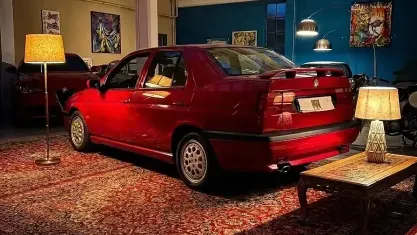 Usata Alfa Romeo 155 186 CV (136 kW) 1993 Rosso Berlina