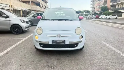 Usata Fiat 500 Lounge 69 CV (50 kW) 2009 Blu/azzurro Cabrio