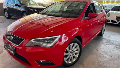 Usata Seat Leon Business 110 CV (80 kW) 2017 Rosso Berlina
