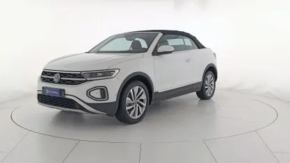 Usata VW T-Roc Cabriolet Style 110 CV (80 kW) 2023 Pure white nero Cabrio