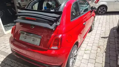 Usata Fiat 500S S 69 CV (50 kW) 2018 Rosso Cabrio
