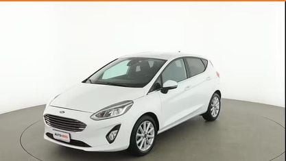 Begagnad Ford Fiesta Titanium 86 HK (63 kW) 2017 Vit Halvkombi