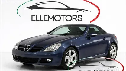 Usata Mercedes SLK350 272 CV (200 kW) 2005 Blu Cabrio