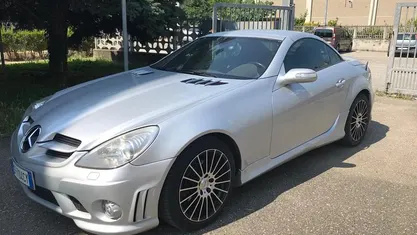 Usata Mercedes SLK200 AMG 163 CV (119 kW) 2004 Argento Cabrio