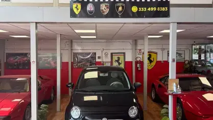 Usata Fiat 500 69 CV (50 kW) 2009 Nero Cabrio