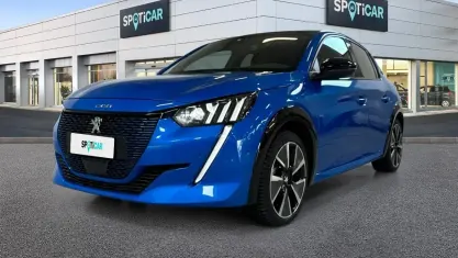 Gebraucht Peugeot e-208 GT-line 100 kW (136 PS) 2020 Blau Kleinwagen