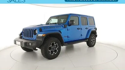 Usata Jeep Wrangler Unlimited Rubicon 379 CV (278 kW) 2023 Blu SUV