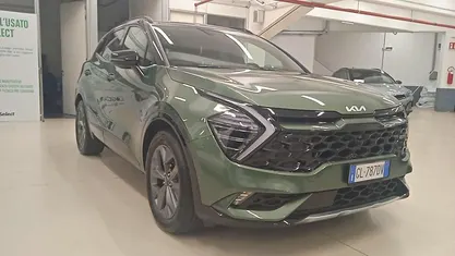 Usata Kia Sportage GT-Line 179 CV (131 kW) 2022 Verde met/nero SUV