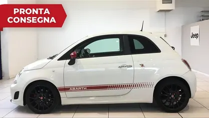 Bianco gara Usata 2016 Abarth 595 Due volumi | 12.600 € (Buon prezzo)
