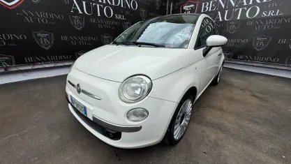 Usata Fiat 500 69 CV (50 kW) 2009 Bianco Cabrio