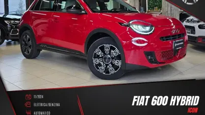 Usata Fiat 600 Icon 101 CV (74 kW) 2024 Rosso SUV