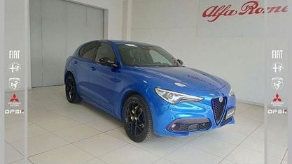 Brugt Alfa Romeo Stelvio Ti 210 HK (154 kW) 2021 Blå SUV